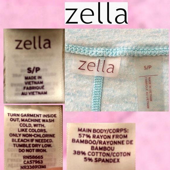 Zella Short Sleeve Blue T-Shirt SP - Picture 6 of 6